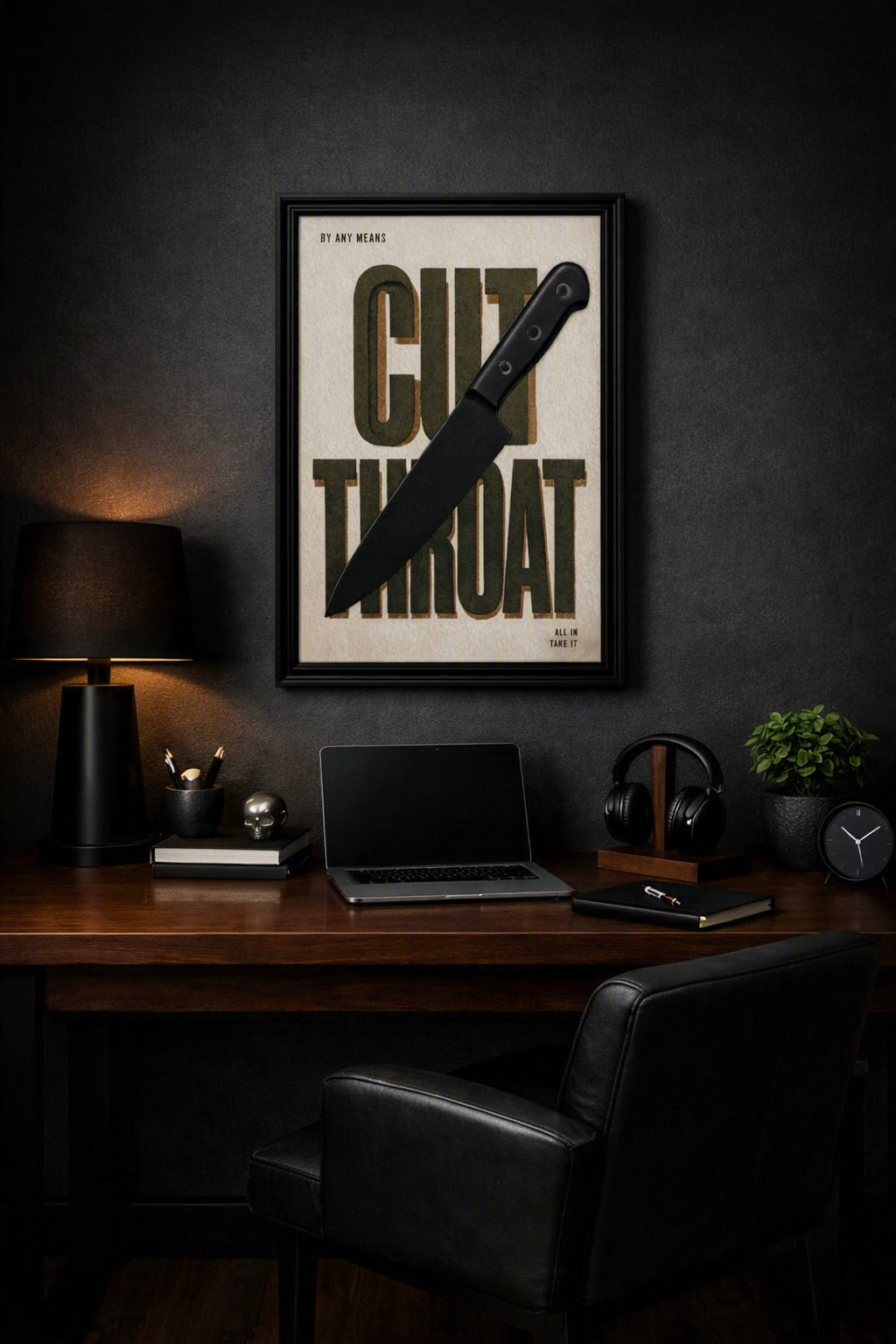 CUT THROAT · Olive on the wall