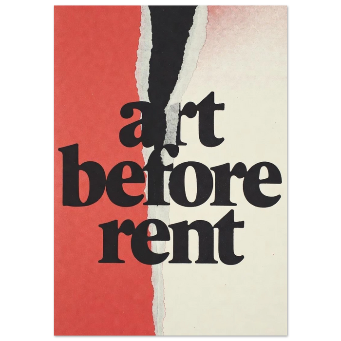 ART BEFORE RENT