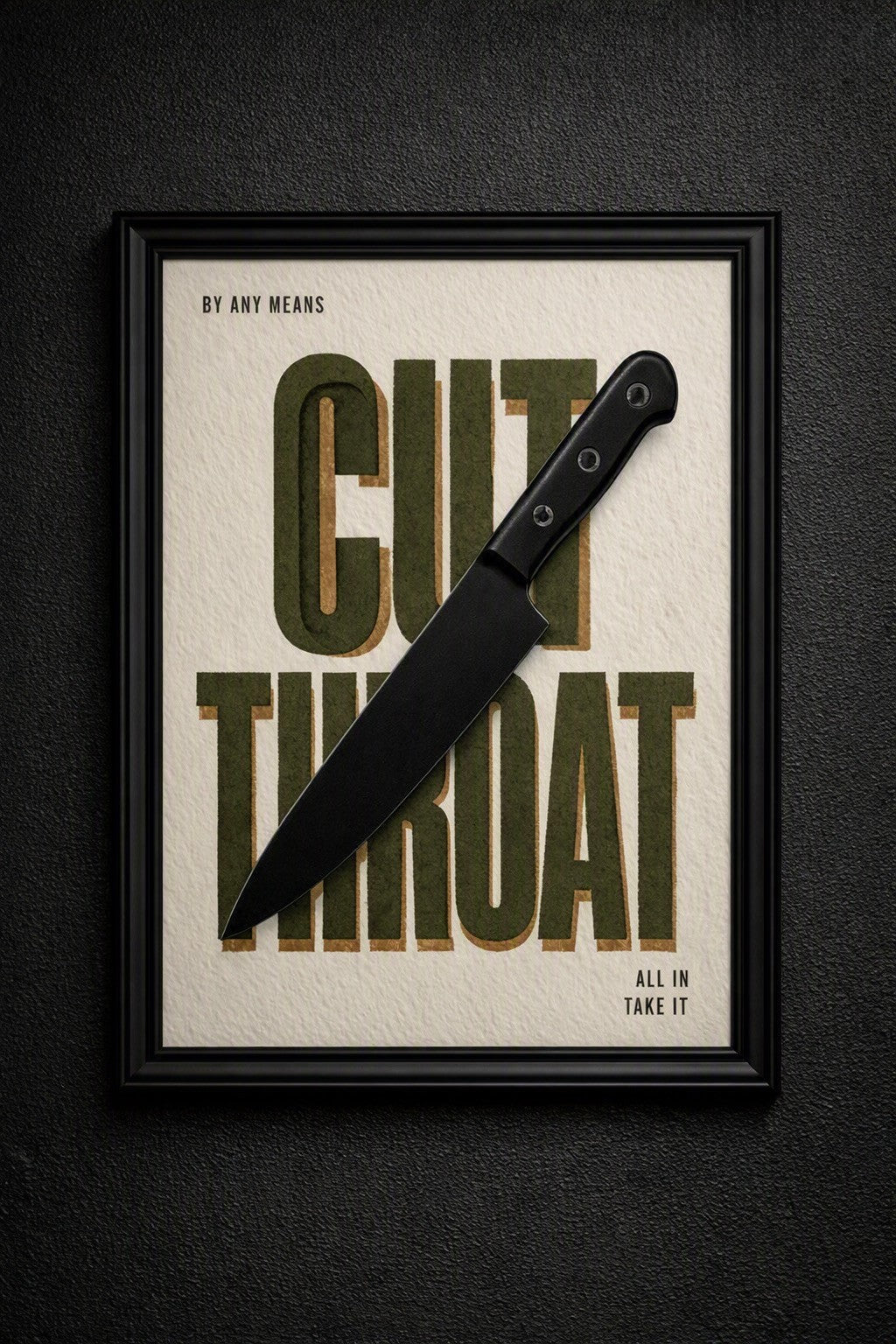 CUT THROAT · Olive