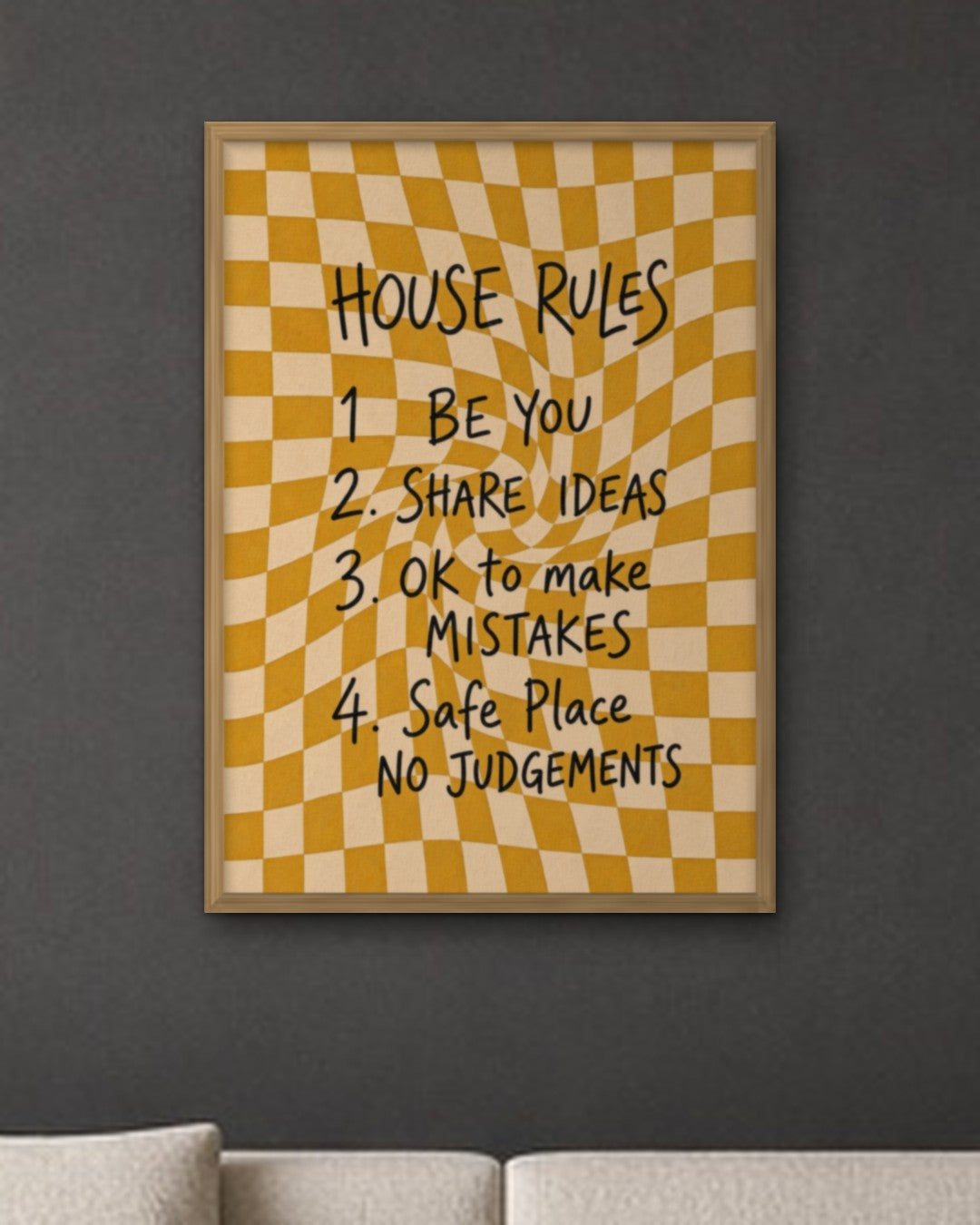 HOUSE RULES · Mustard
