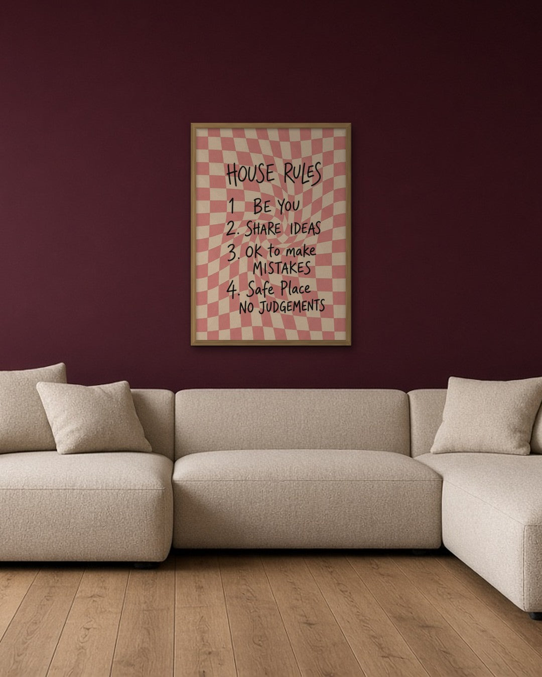HOUSE RULES · Pink