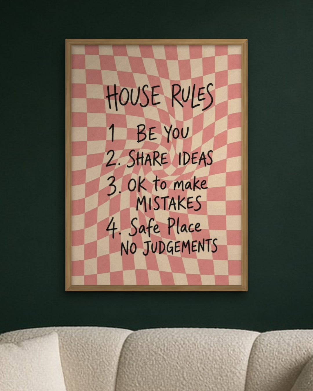 HOUSE RULES · Pink