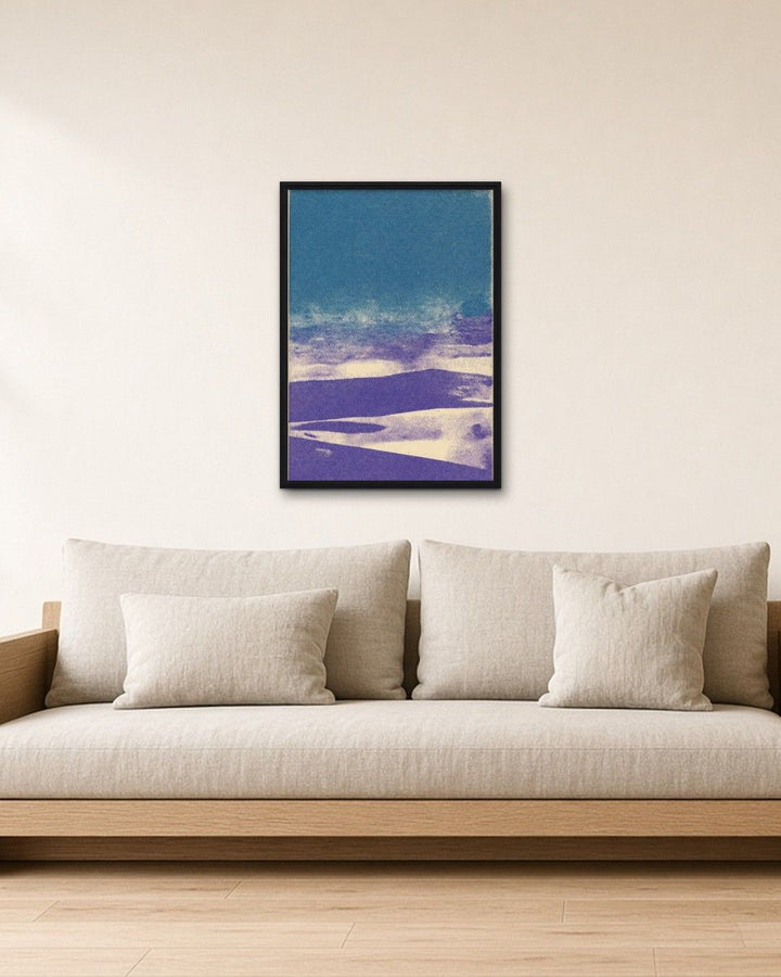 VIOLET SHORE framed on a wall