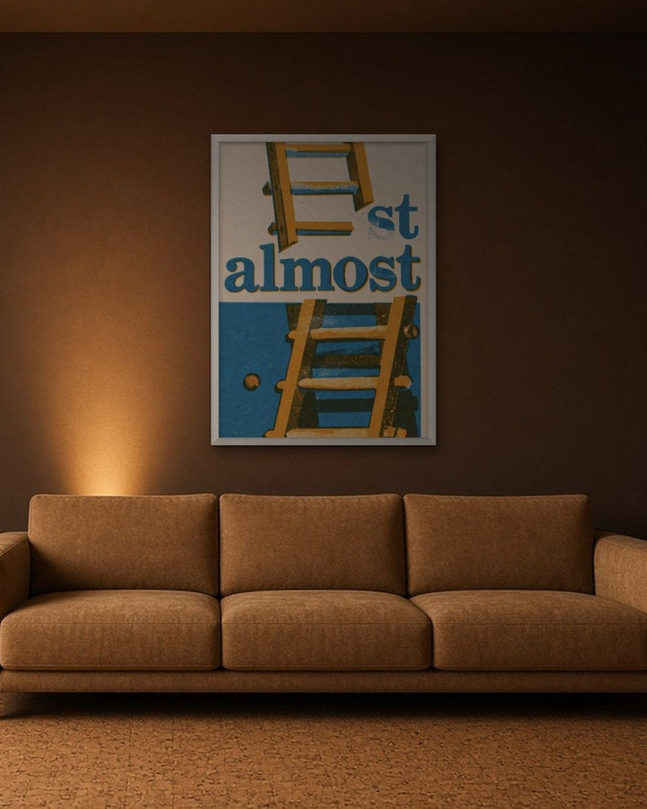ALMOST framed on a wall